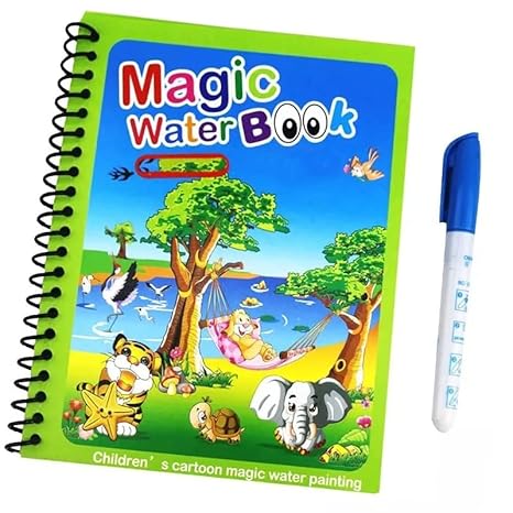 Magic Water Coloring Book with Magic Pen